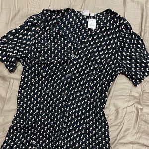NWT Button Down Dress Gap 8